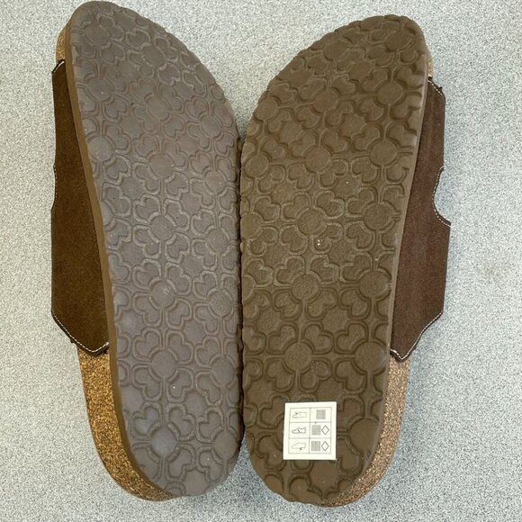 NWOB Skechers Luxe Foam Women's Size 7 Brown Slide Sandals - Picture 6 of 7